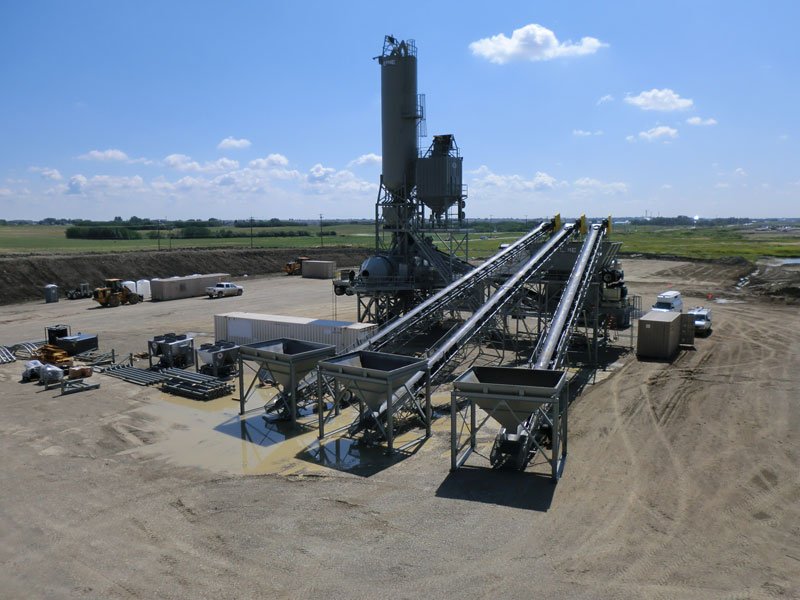 Asphalt batching plant